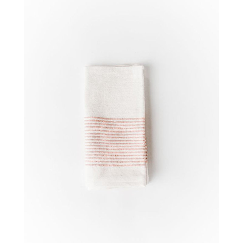 Riviera Cotton Napkins - Set of 4, Pink