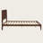 Mid-Century Modern 12-Inch Bamboo Wood Platform Bed with Wood Slat Metal Support, Eco-Friendly Design, No Box Spring Needed, Easy Assembly-1056487828-1056487836