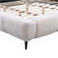 Très grande tête de lit et pied de lit en chenille tapissier très grand, lits en forme de coquillage, beige