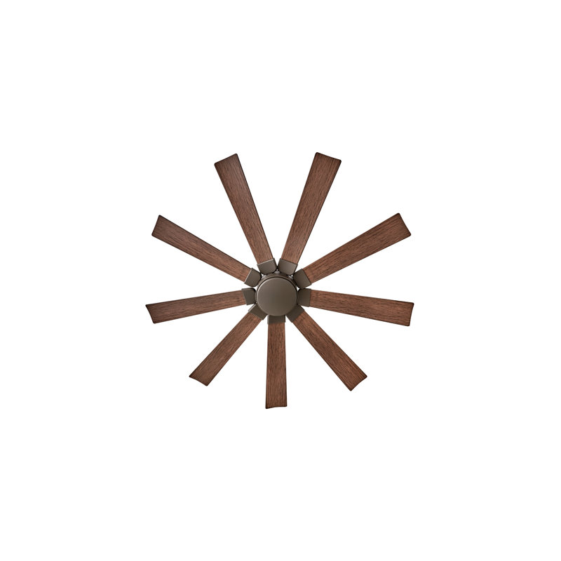 Ventilateur DEL 60 "Turbine, Bronze mat métallique