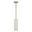 Mini-luminaire suspendu en laiton antique 1 lumière Acree