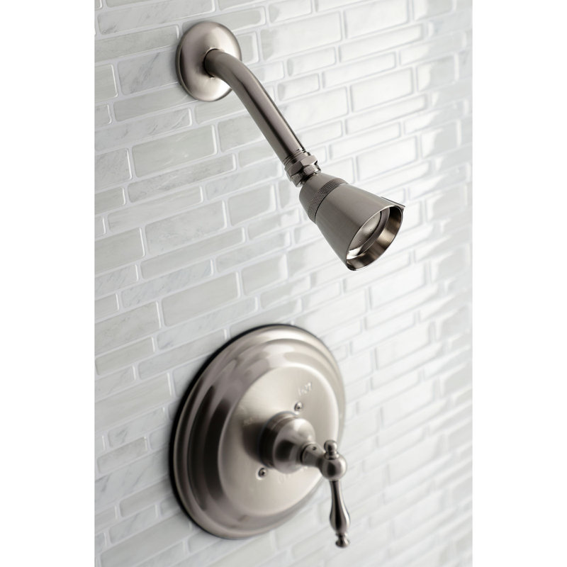 Kingston Brass Single-Handle Pressure Balanced Shower Faucet, Brushed Nickel