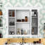 Armoire de salle de bain murale avec tablettes et rangement-120380614