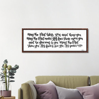May The Lord Bless You And Keep You by Imperfect Dust - Panoramic Print on Canvas
