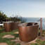 Aspen 64" x 36" Freestanding Soaking Copper Bathtub-5846264