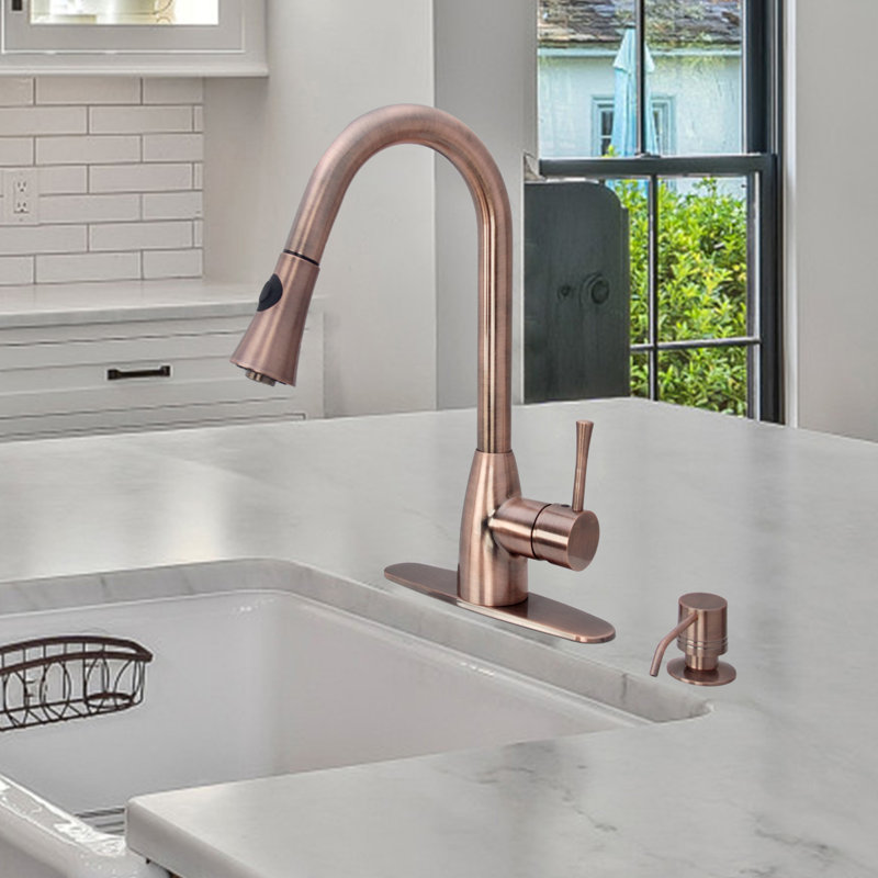 Soap Dispenser, Antique Copper