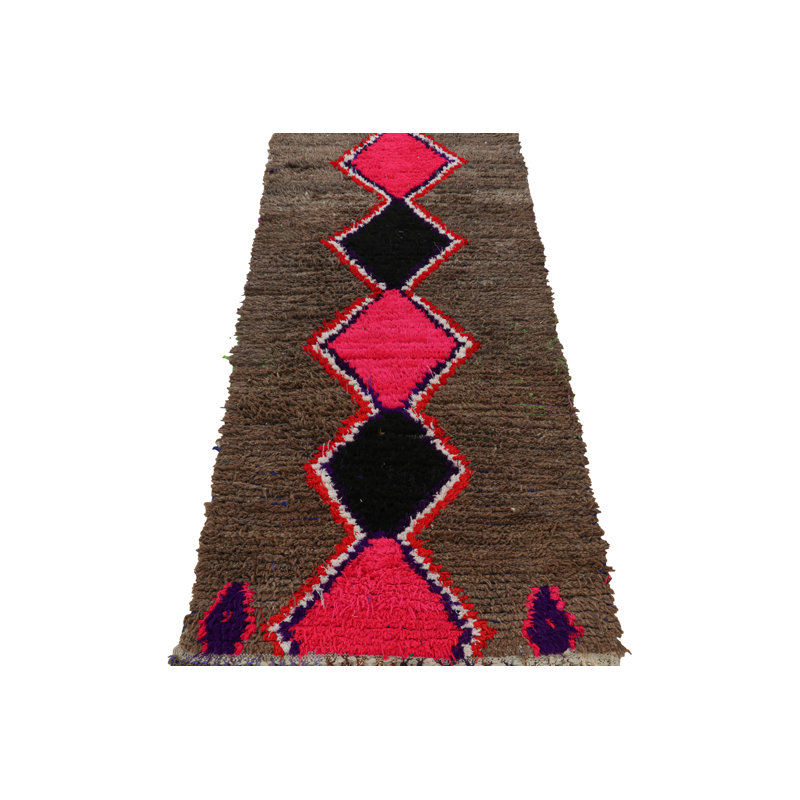 One-of-a-Kind 2'11”x7'3” Hand Knotted Area Rug