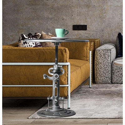 Juyoung Iron Top End Table