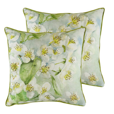 Worthington Floral Square Throw Cushion