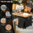 7 Piece Sofa Seating Group With Fire Pit And Cushions-699888781