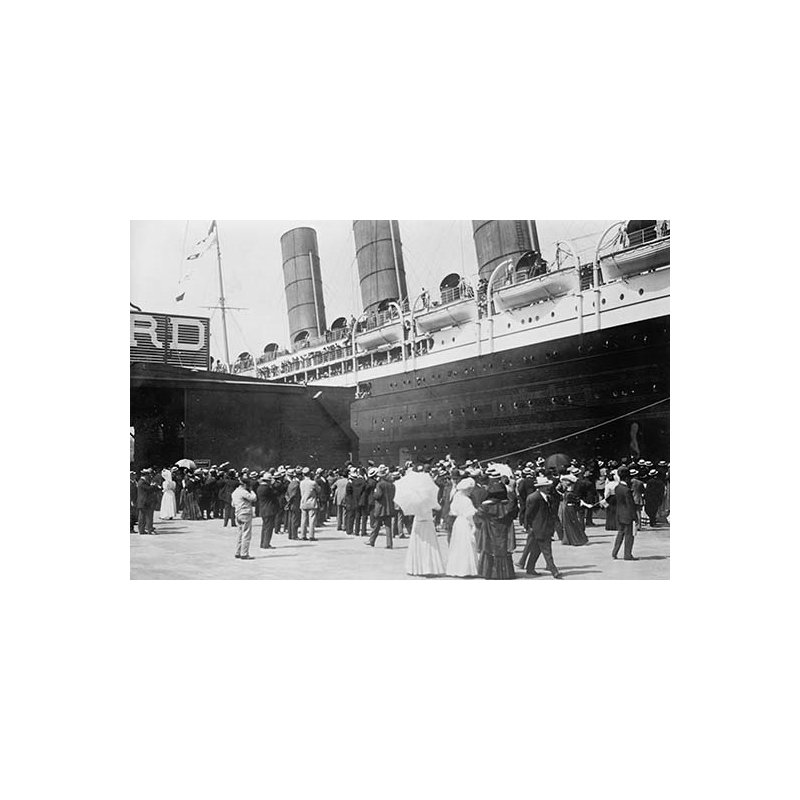 « lusitania », reproduction de photo, 24 po x 36 po