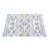 Rectangle Lataisha Geometric Machine Woven Microfiber Area Rug in Gray/White-220250225