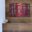 «London Red Téléphone Boxes» par Mark A Paulda, art mural en métal-1261655556