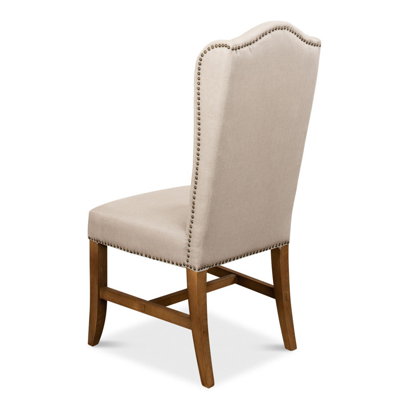 Daphne 20'' H Linen Upholstered Beech Side Chair