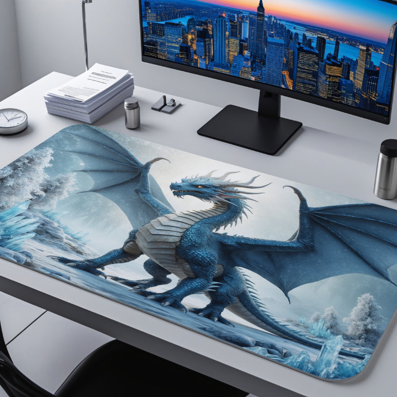 Polyester Desk Pad, 23.6x13.8