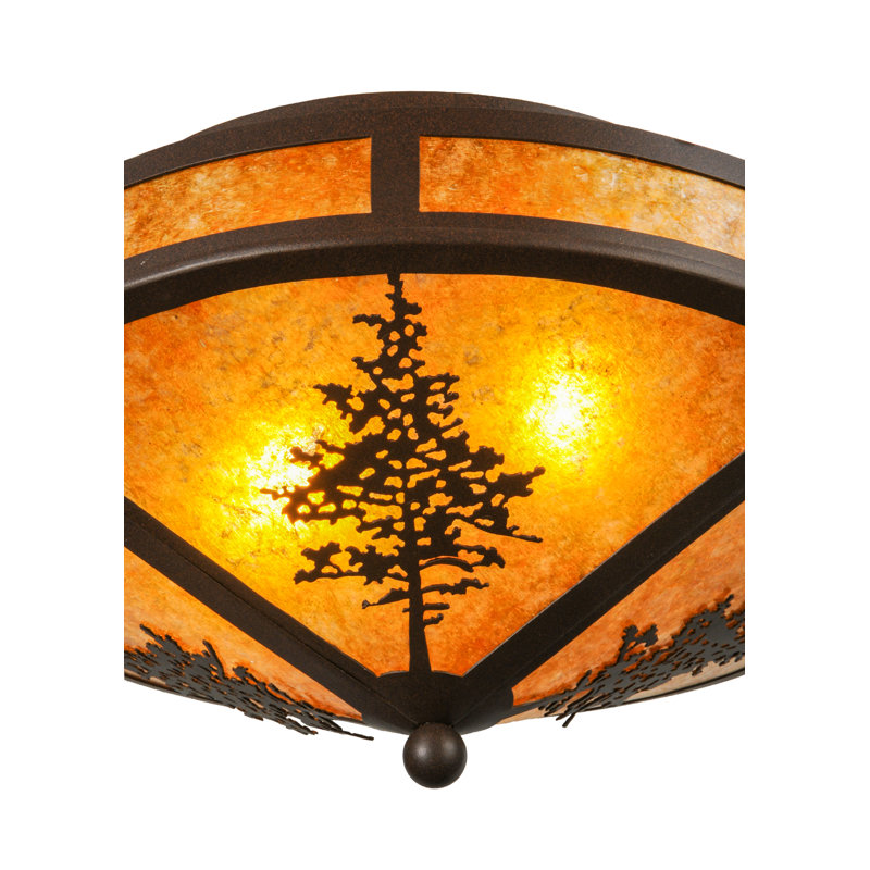 Rustic Lodge 2 - Light Flush Mount
