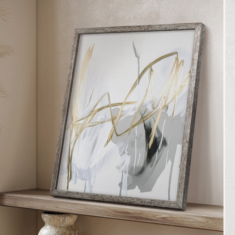 ABSTRACT Series DCC XXV, reproduction encadrée - bois massif, H 11 po x l 9 po