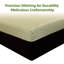 Grand matelas en mousse japonaise de 12 pouces Wessor avec infusion de cuivre et support à 7 zones