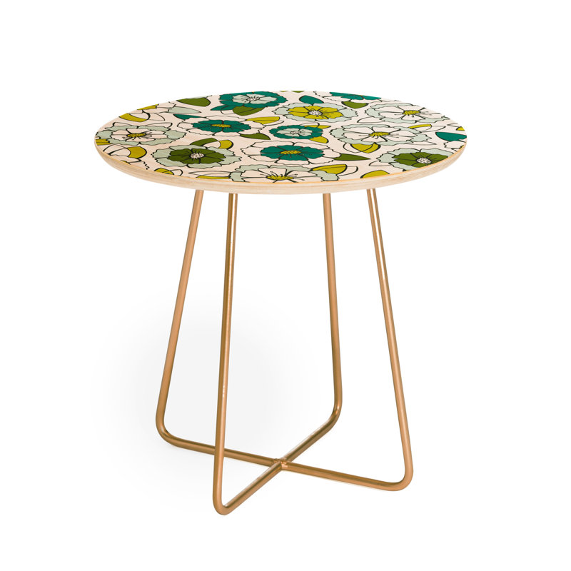 Solid Wood Top End Table