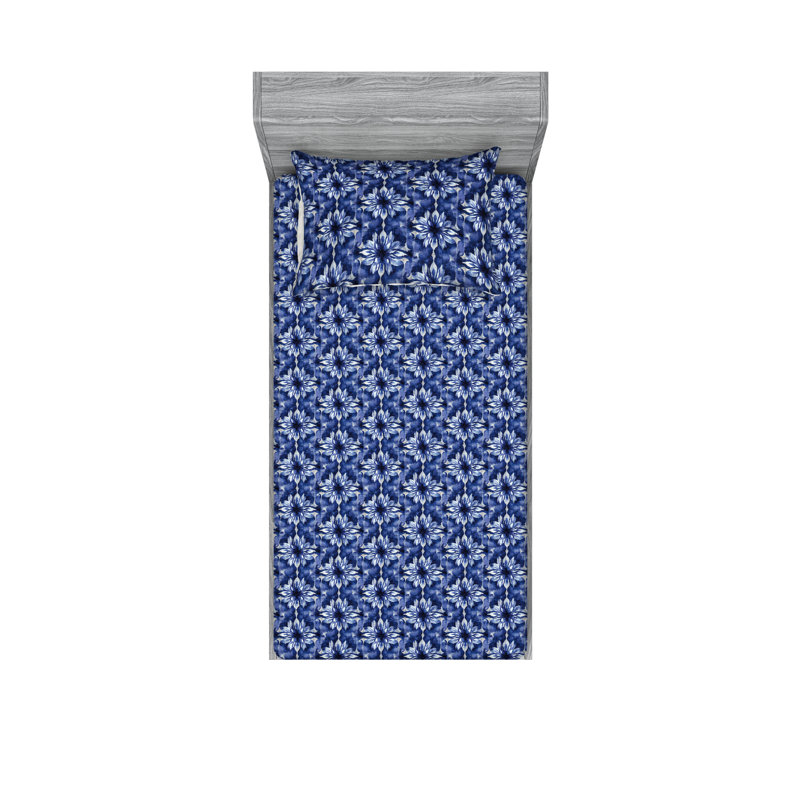 Drap-housse et taie décorative Ambesonne, Ensemble de draps pour lit simple TG avec 1 taie d