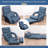 Reclining Floor Gaming Chair Foldable Chaise Lounge Game Chair For Adults With Armrest-728581315