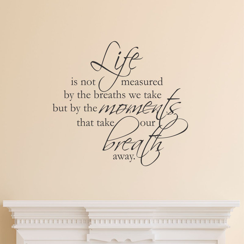 Text & Numbers Non-Wall Damaging Wall Decal