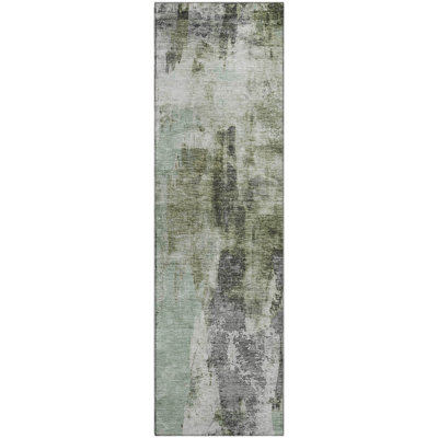 Premium Machine Washable Dahl AMF1076 Abstract Rug