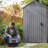 Keter Darwin 4x6 ft. Resin Outdoor Storage Shed With Floor for Patio Furniture and Tools, Graphite-96237102