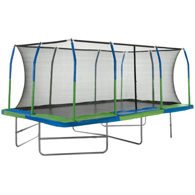 Trampoline rectangulaire de style gymnastique 10 pi x 17 pi Mega - Mega