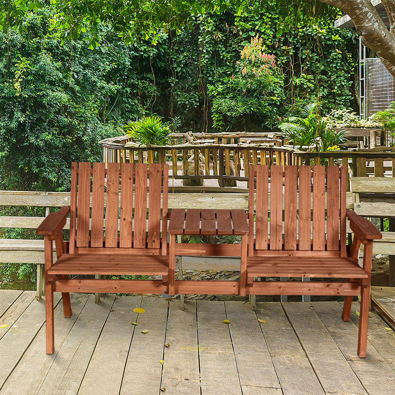 Banc de patio Outsunny (excluant la table)