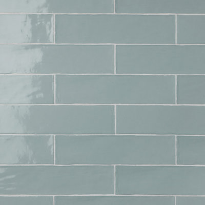 Chester Series 3" x 12" Subway Wall Tile in Aqua