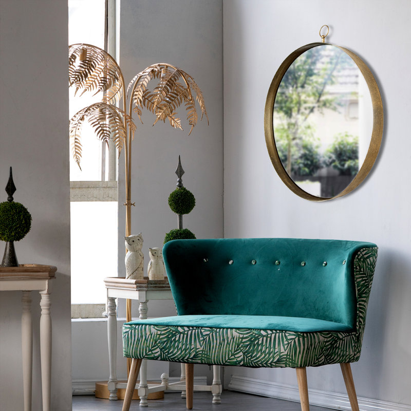Round Mirror,Circle Mirror, 34" x 30"