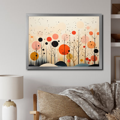 " Colourful Mid Century Minimalist Oasis VII "