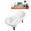 1579.9mm x 779.8mm Freestanding Soaking Acrylic Bathtub-637845713-637845673