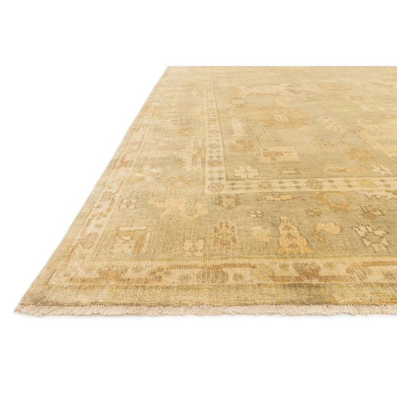 Brentwood Wool Floral Indoor Rug, 5'6" x 8'6"