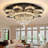 Glam Dimmable Led Crystal Chandelier-1128465189