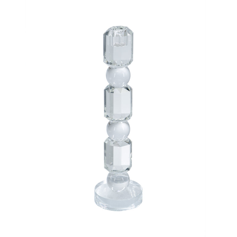 Porte-bougie effilé D3X11.5, H 11,6 po x l 3,1 po x P 3,1 po