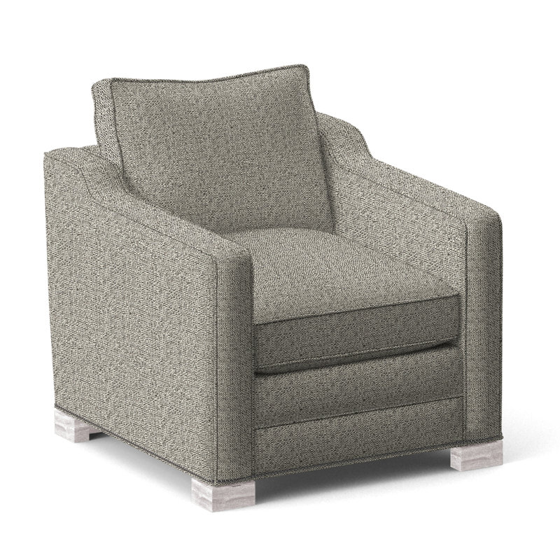 Stanton Armchair, Yes, Tuck Graphite, Dove Gray