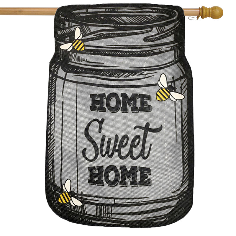 Drapeau de maison Home Sweet Home Mason
