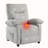 Chenille Fabric Recliner Chair with 8-Point Massage & Heating,Remote Control & Side Storage Pockets-1118626144