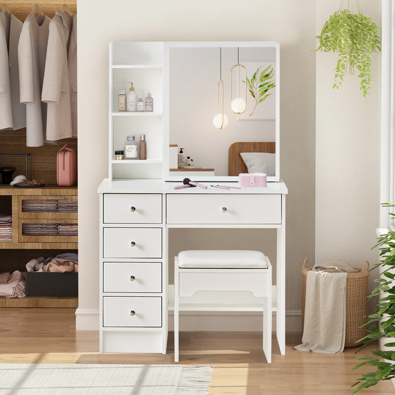 Rinelle Dressing Table with Mirror