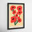 Modern Red Flower Bouquet by Joss & Main - Picture Frame Print-68916793-68916792