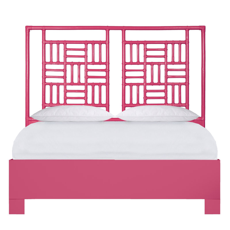 Lit plateforme Finn, Grand, Rose