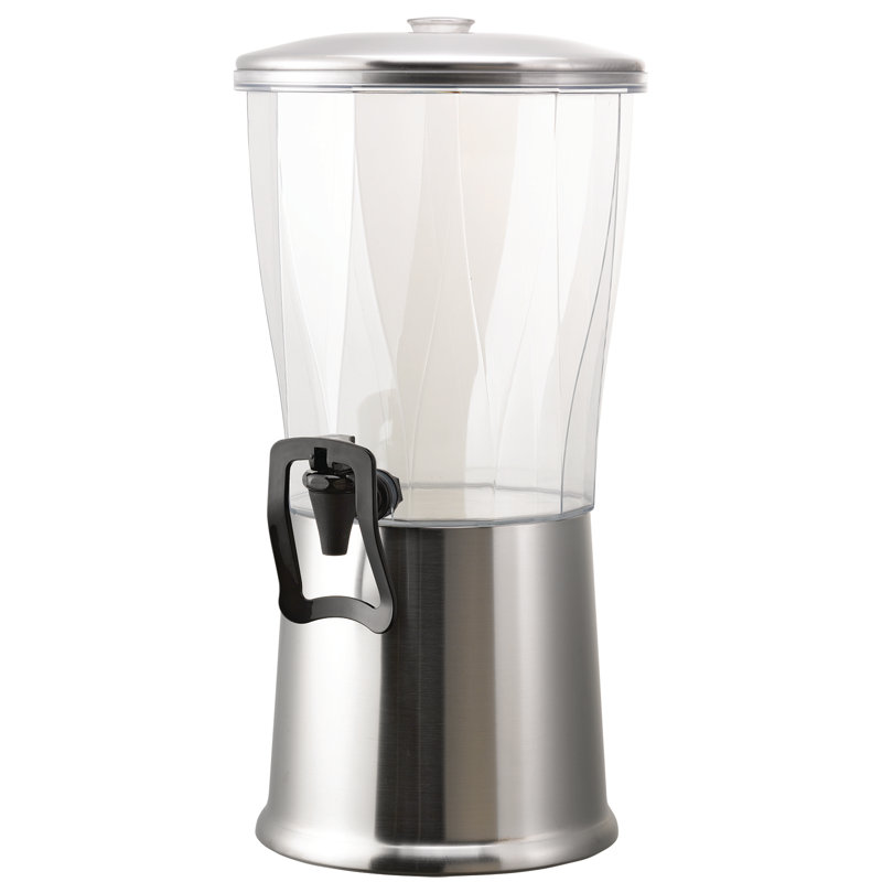 Distributeur de boissons mains libres en acier inoxydable avec tube infuseur