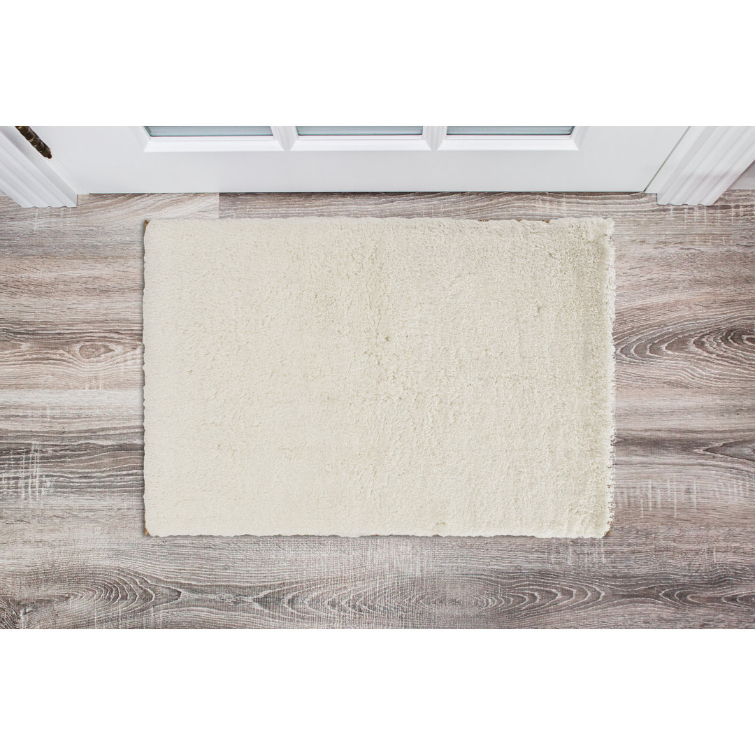 Desdemona Handmade Tufted White Area Rug House of Hampton® Rug 