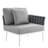 Modway Stance 7 Piece Outdoor Patio Aluminum Sectional Sofa Set-1419680220