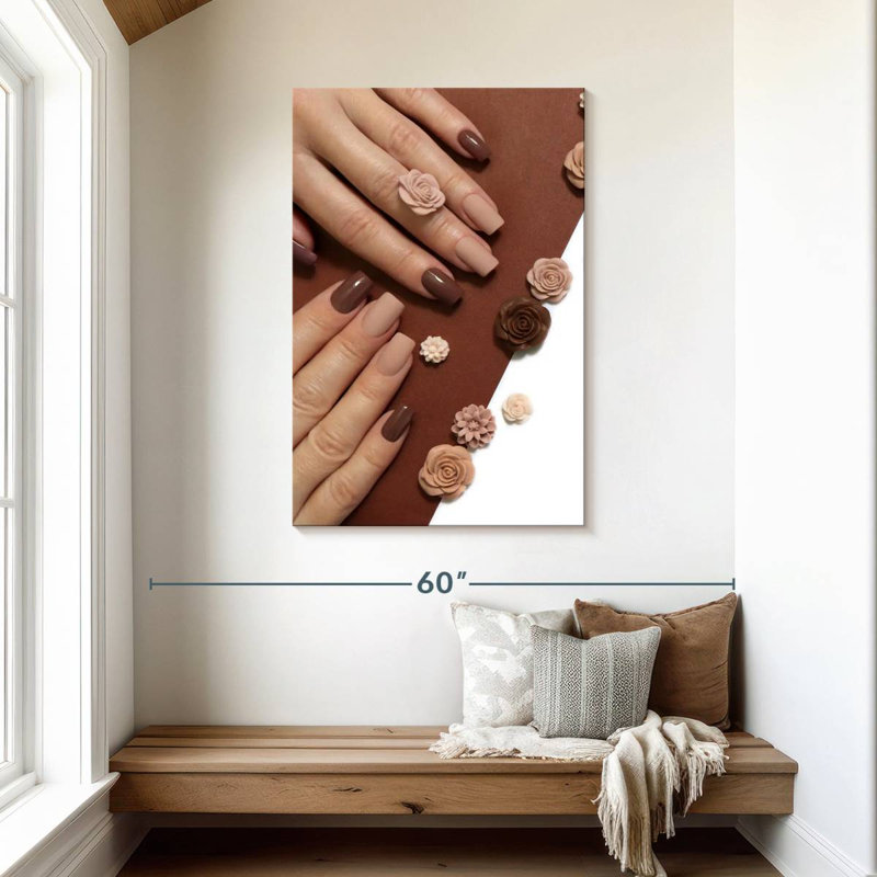 Shuttleworth Matte Brown Nails, 45" H x 30" W