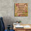  «Floral Bible Verse A» par Jean Plout, art mural sur toile, 26 po x 26 po-870235853