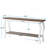 Vintage French Console Table, Extra Long Sofa Table With 2 Shelves