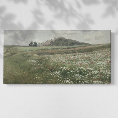 Série paysage - DCXCV - Toile tendue avec châssis encadré - Prêt à être accroché